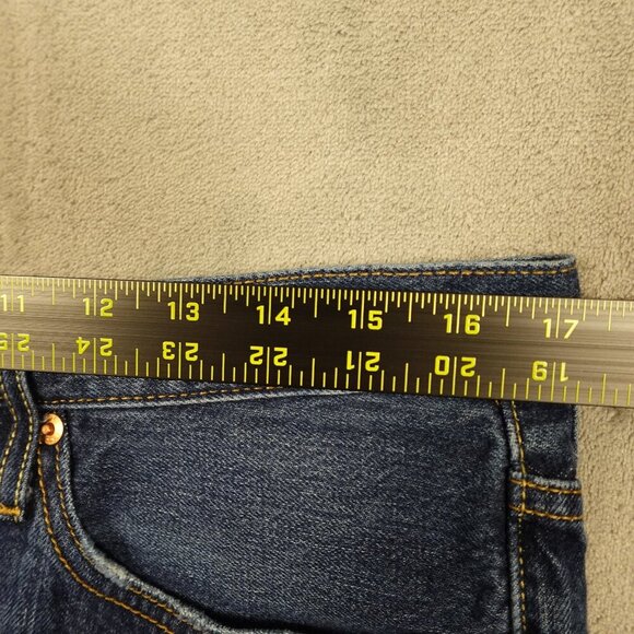 Levi's jeans 501 Original fit women's 30 tall blue denim red tab button fly - Picture 6 of 14